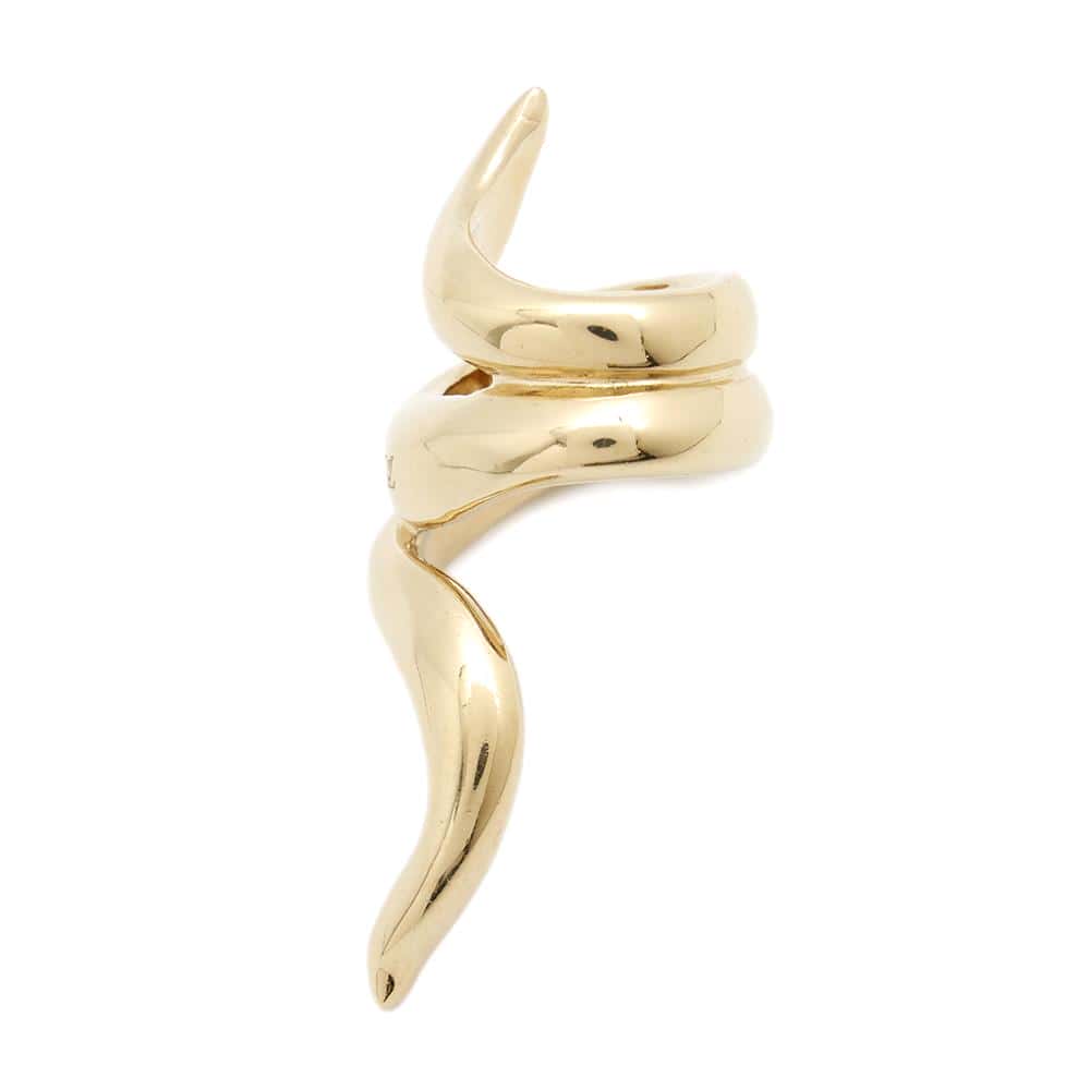 LOUIS VUITTON Ring Size S GoldMP1955 Metal