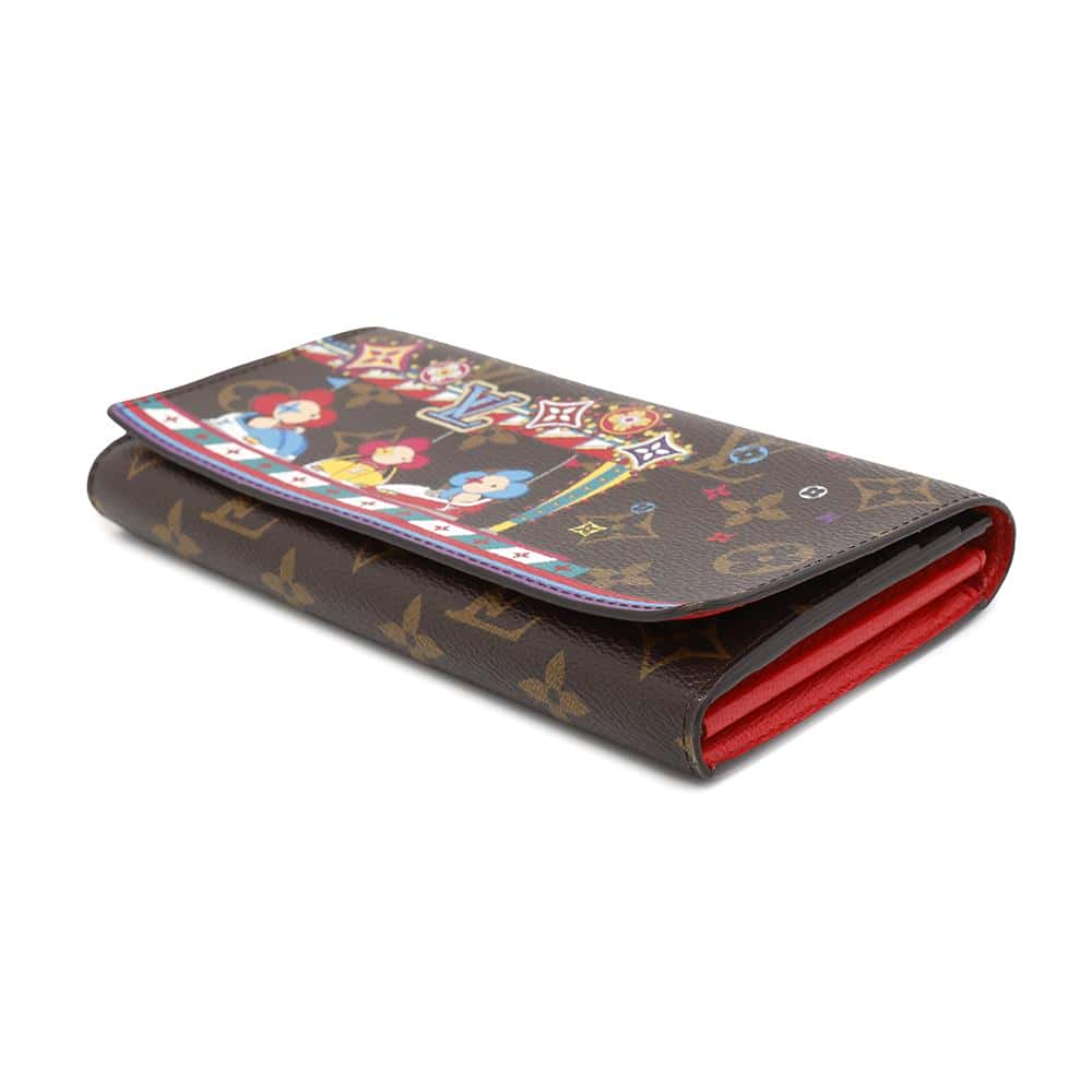 LOUIS VUITTON Portefeuille SarahNM RedM69747 Monogram/Vivienne