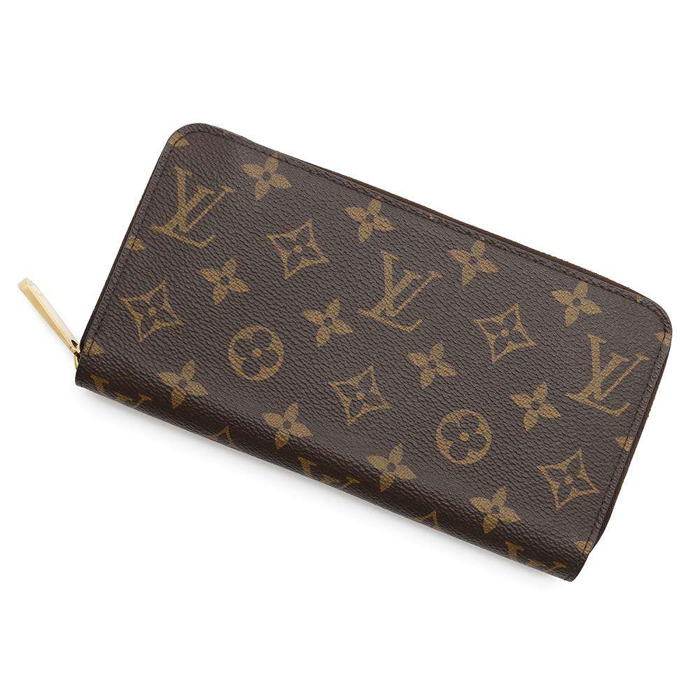 LOUIS VUITTON Zippy Wallet BrownM42616 Monogram