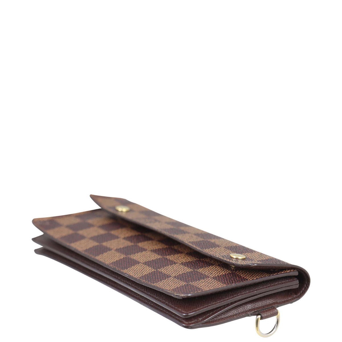 Louis Vuitton Portefeuille Accordion Long Chain Wallet Damier Ebene