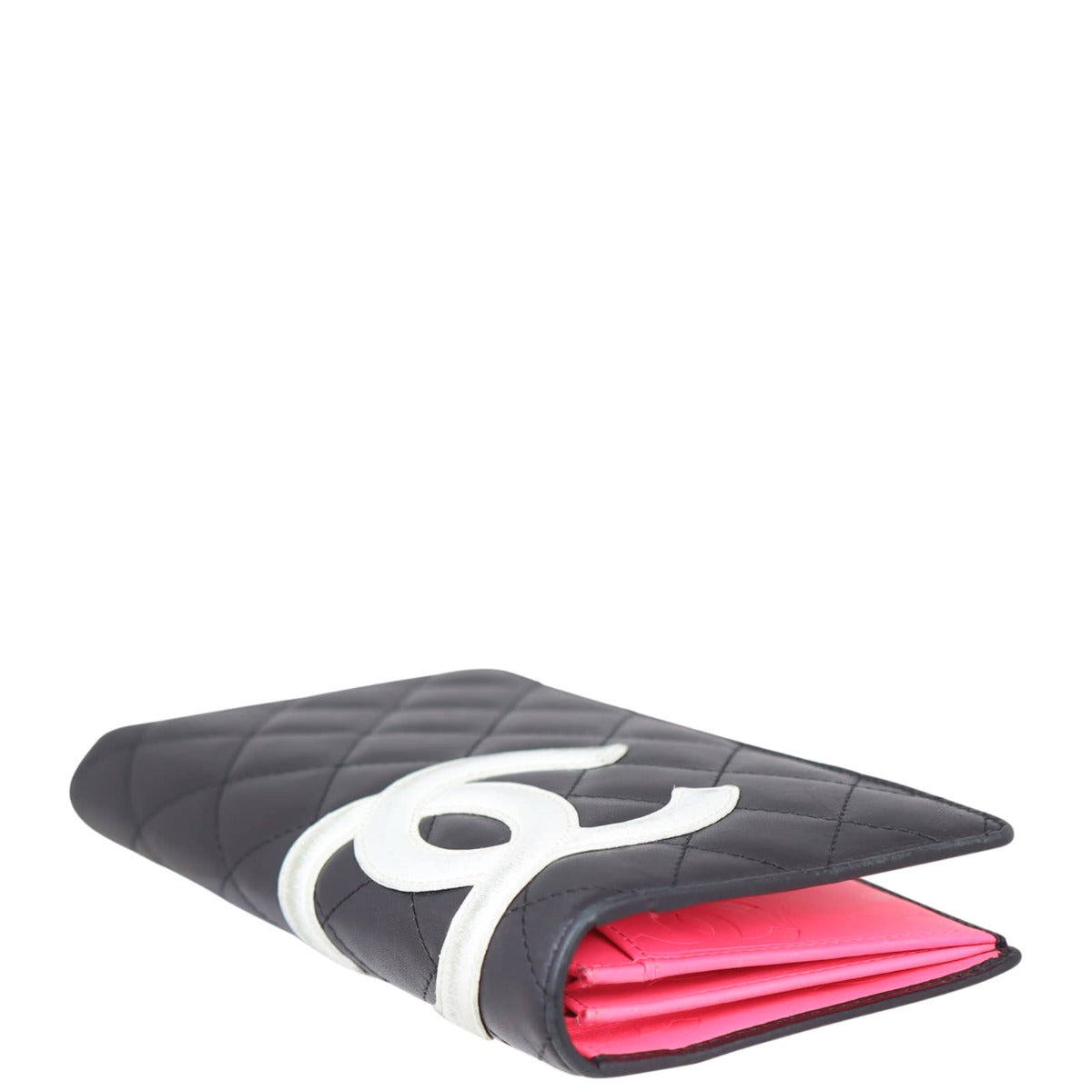 Chanel Ligne Cambon Yen Wallet | Black Calfskin