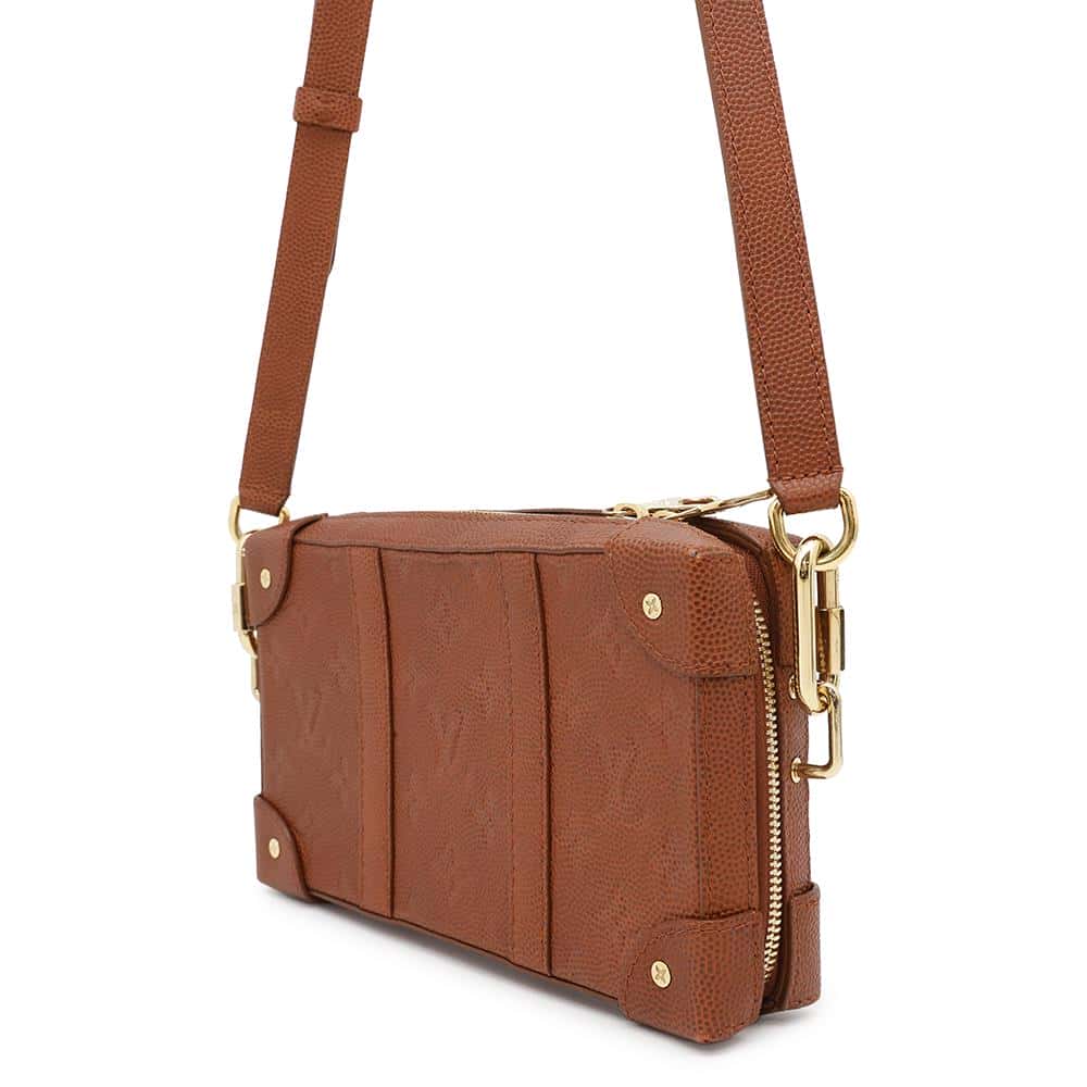 LOUIS VUITTON LVxNBA Soft Trunk BrownM80549 Ballã»Grain Leather Monogramã»Pattern