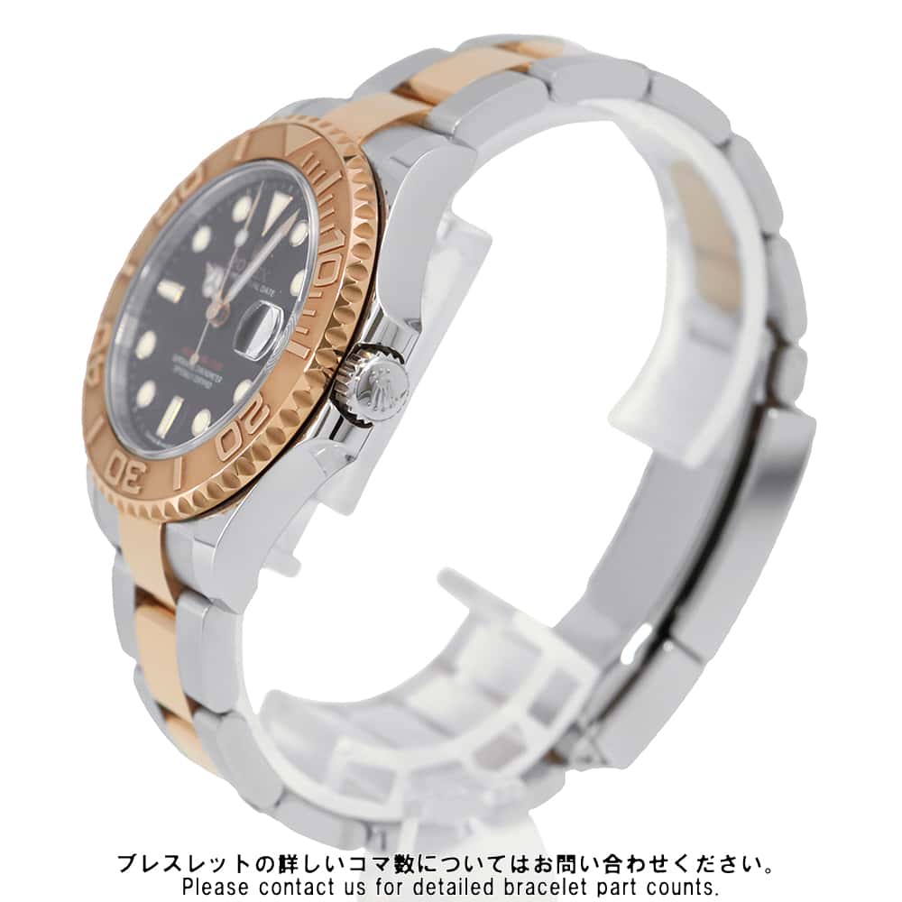 ROLEX Yacht-Master 37 W37mm Stainless Steel K18PG Black Dial268621