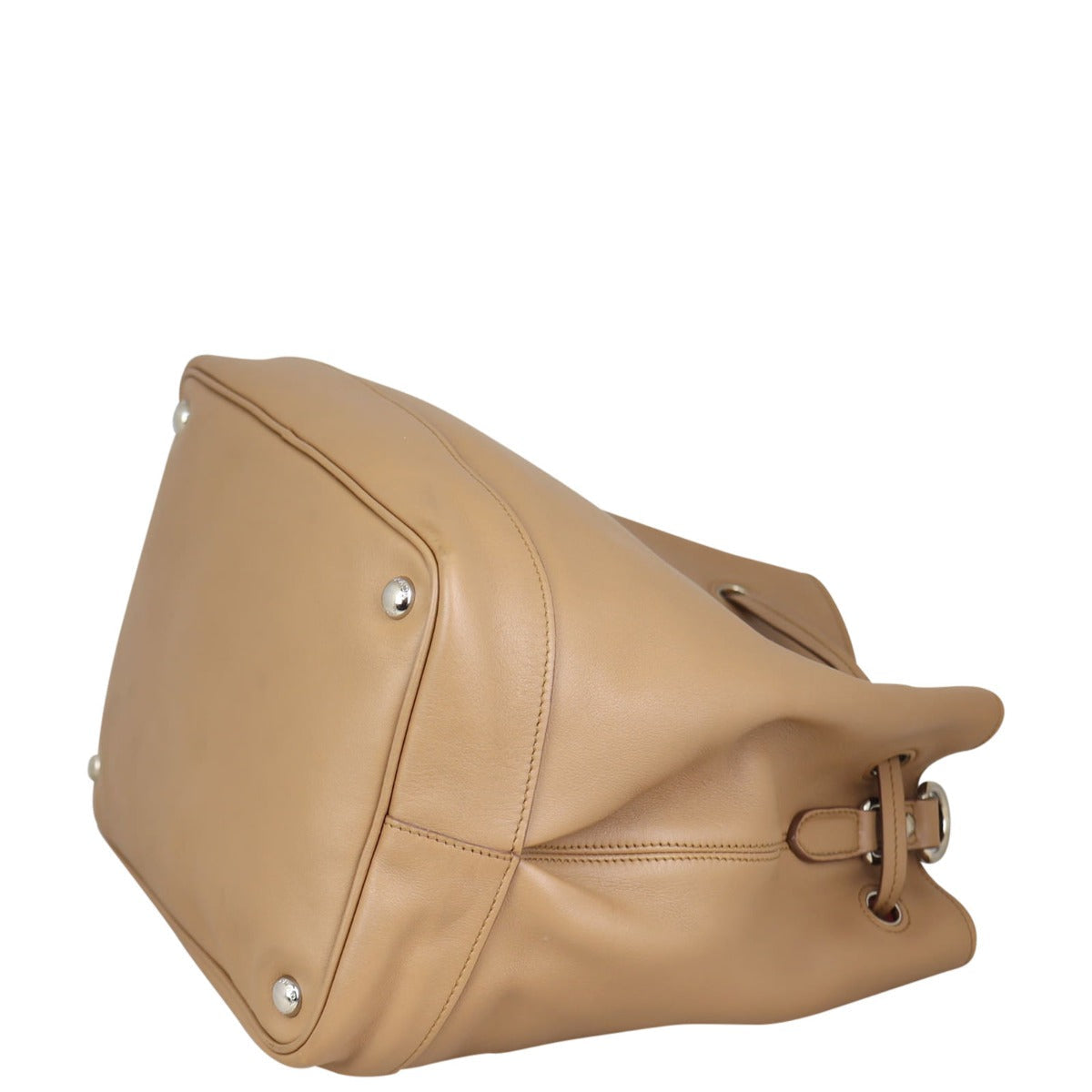 Prada City Calf Leather Bucket Bag