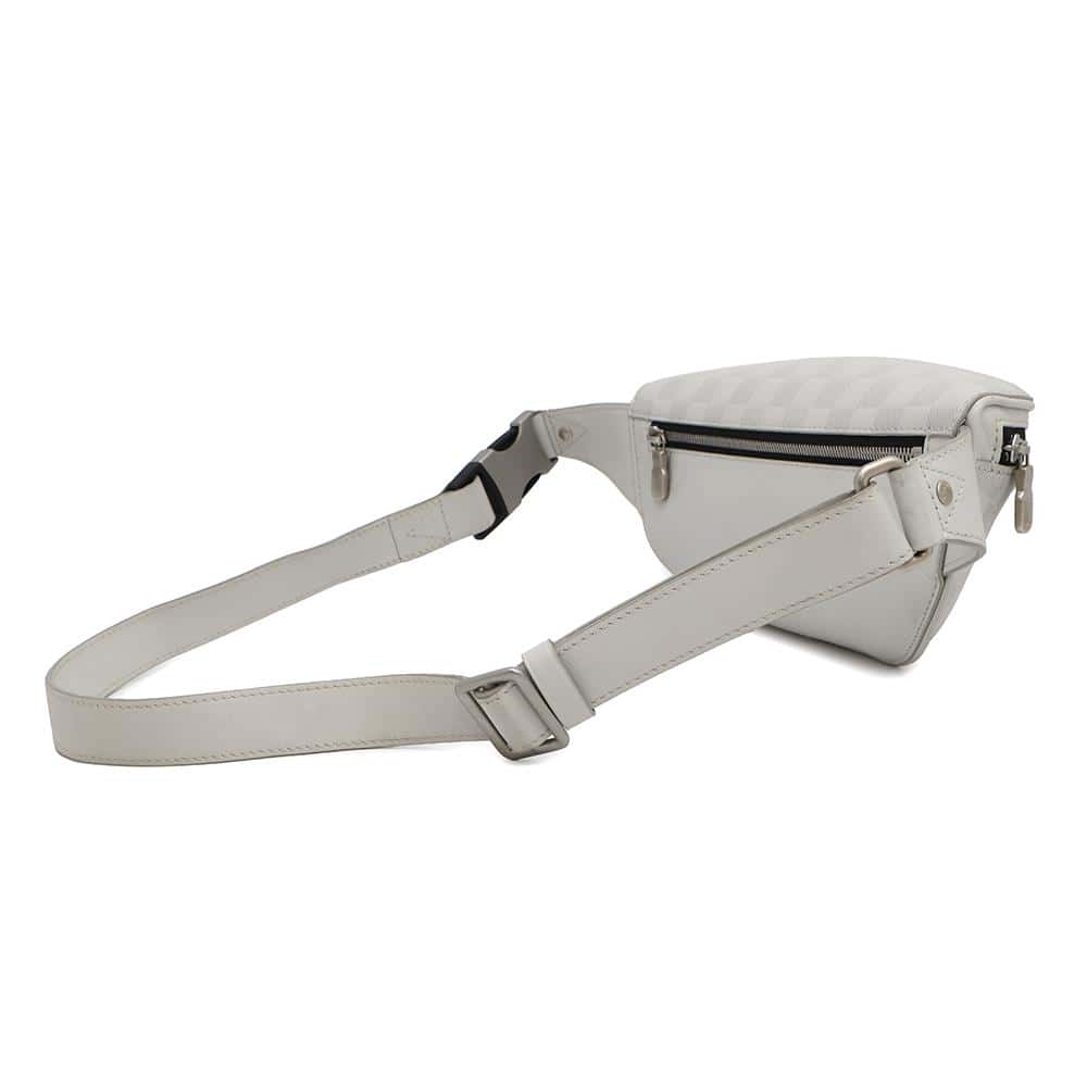 LOUIS VUITTON Canvasã»Bumbag BlancN40326 Damier Infini Leather