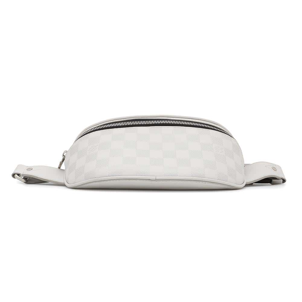 LOUIS VUITTON Canvasã»Bumbag BlancN40326 Damier Infini Leather