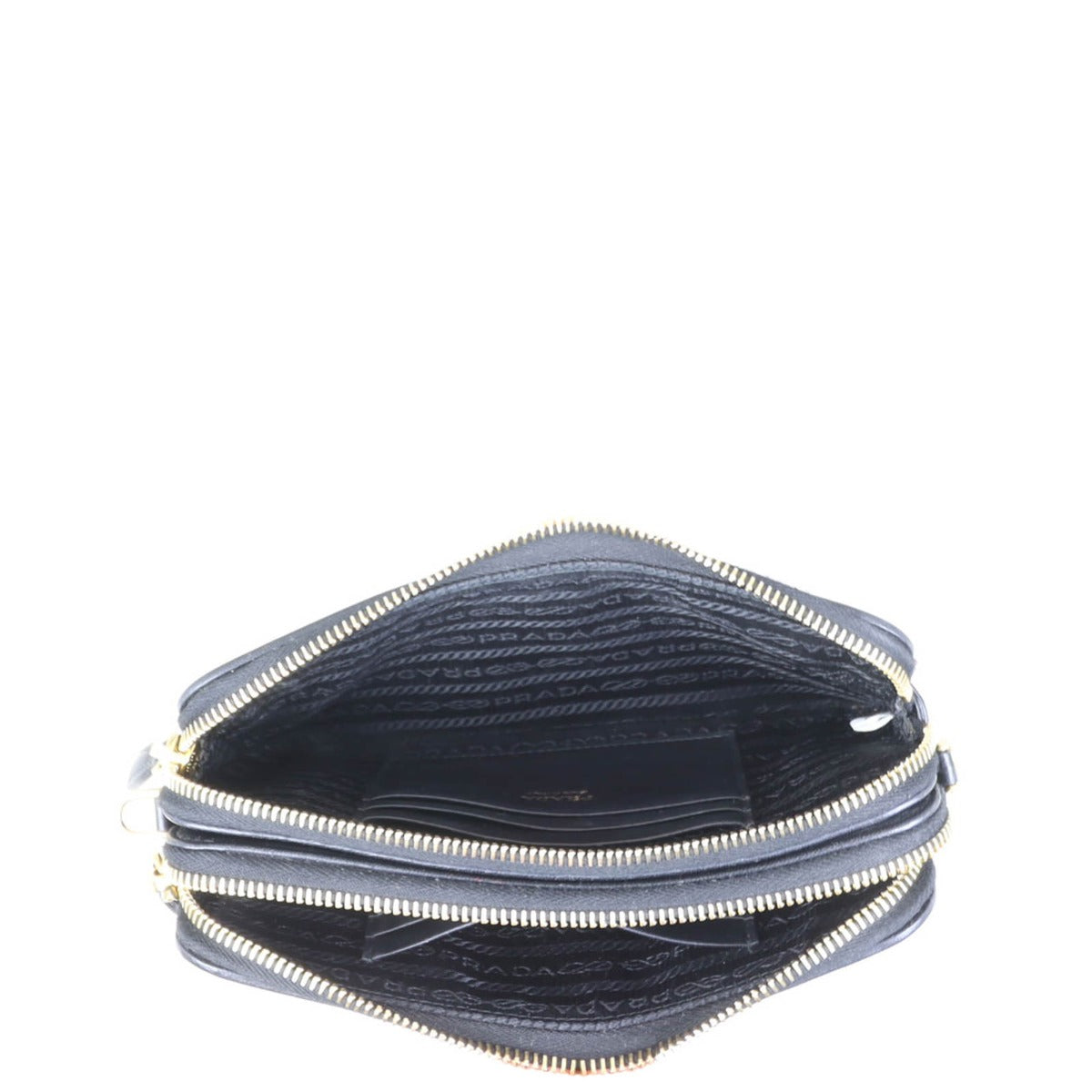 Prada Diagramme Nappa Mini Chain Shoulder Bag