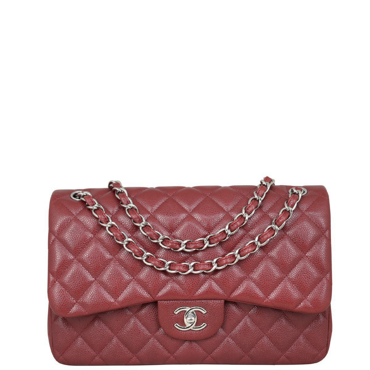 Chanel Classic Double Flap Jumbo | Burgundy