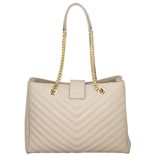 Saint Laurent Chevron Shopping Tote