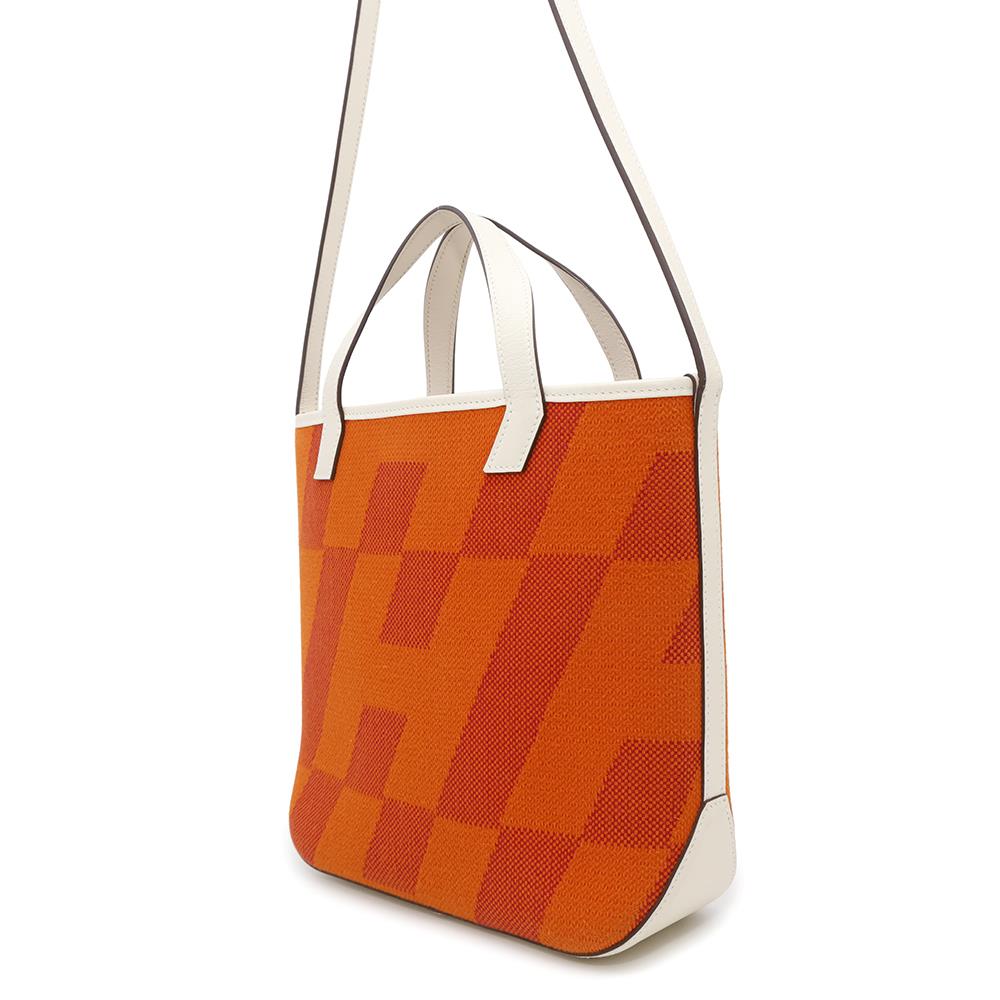 HERMES H an Bier Feu Swift Leather Toile H Size PM
