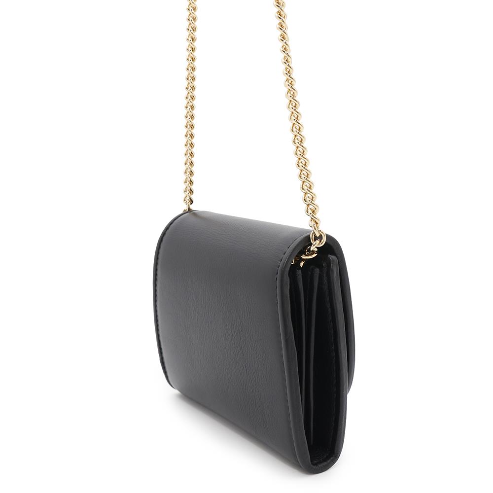 GUCCI Blondie Chain Wallet Black725219 Leather