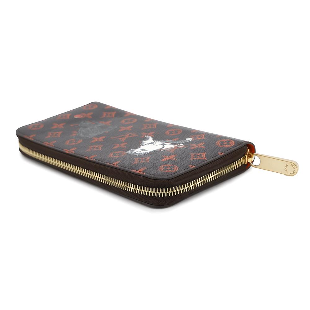 LOUIS VUITTON Zippy Wallet OrangeM63875 Transformed Monogram/Catogram