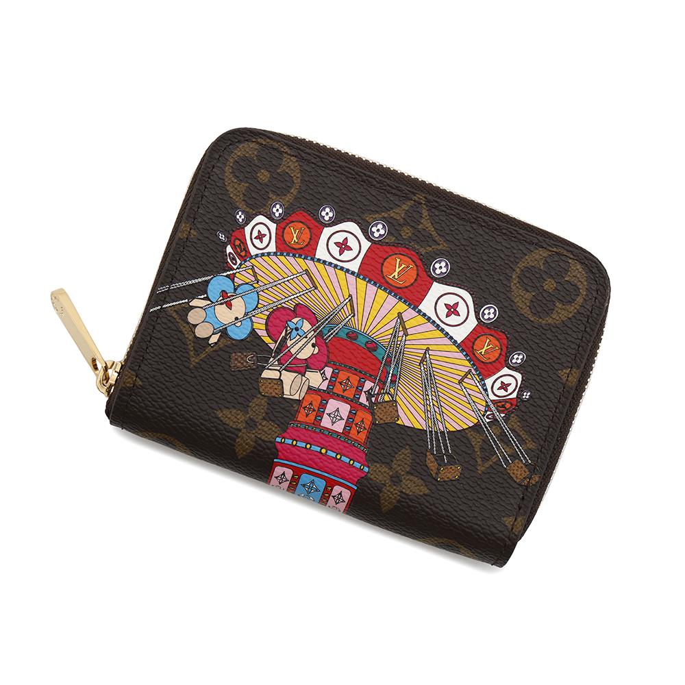 LOUIS VUITTON Zippy Coin Purse Japan Limited Edition PinkM69755 Monogram/Vivienne