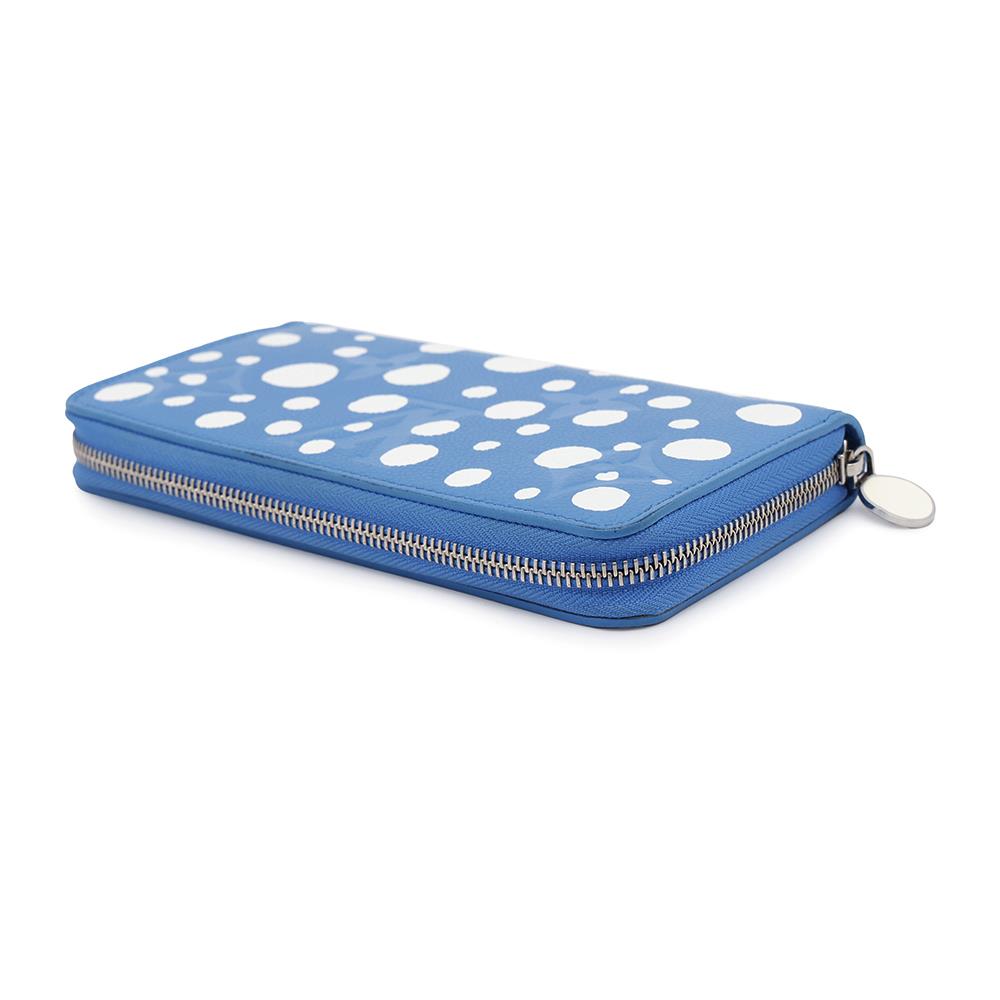 LOUIS VUITTON LV Ã YK Zippy Wallet blue bronM81954 Monogram Empreinte Leather/Infinity Dot