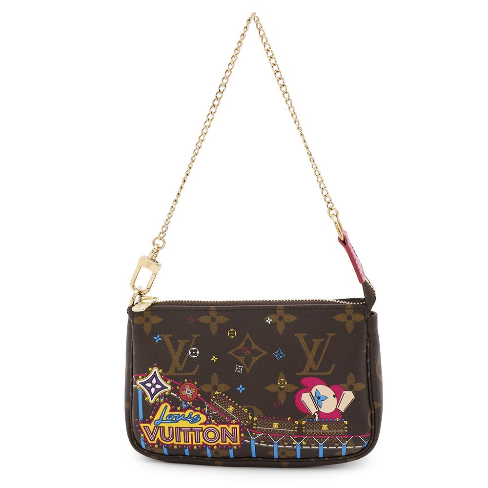 LOUIS VUITTON Mini Pochette Accessoires Vivienne PinkM69752 Monogram