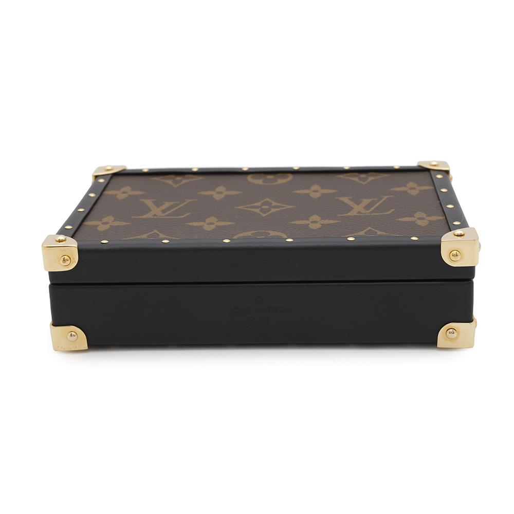 LOUIS VUITTON jewelry box trunk YellowGI0555 Monogram