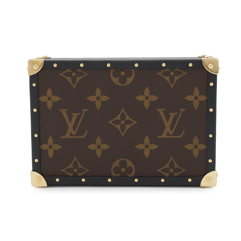LOUIS VUITTON jewelry box trunk YellowGI0555 Monogram