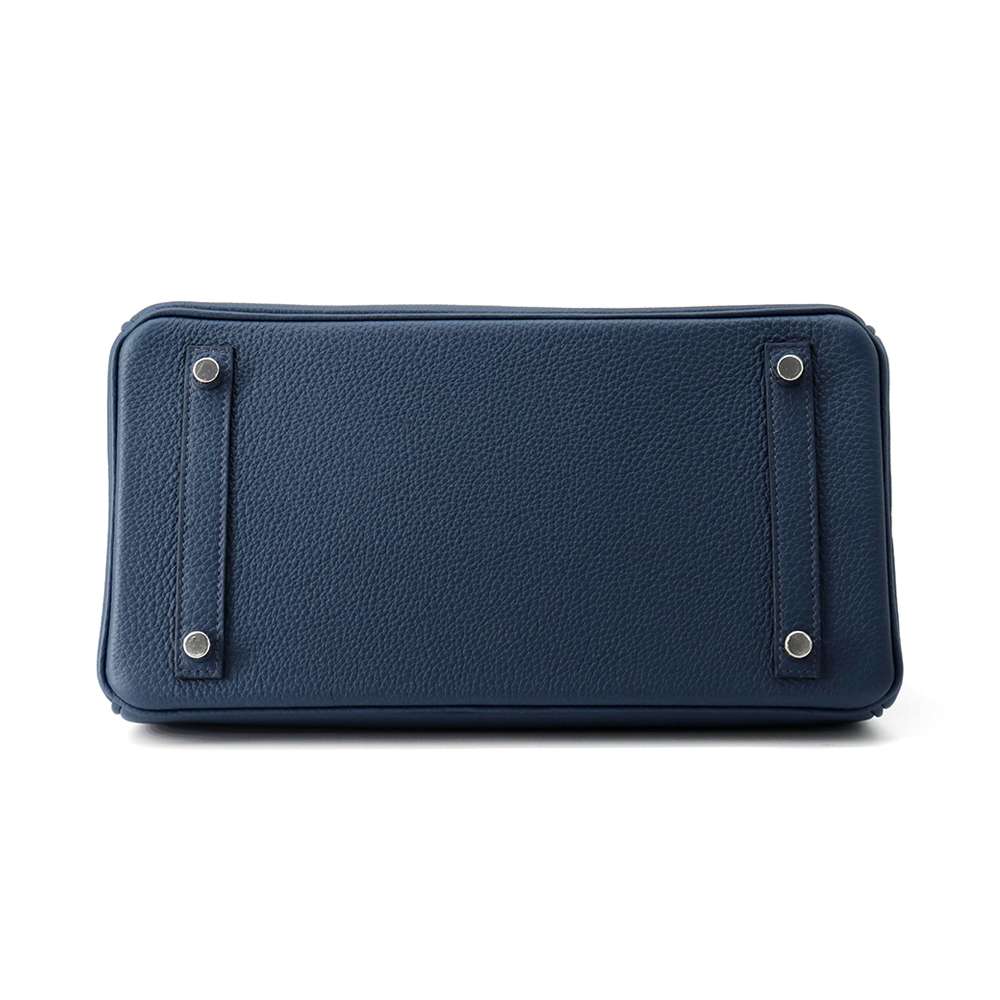 HERMES Birkin Blue de Prusse Togo Leather Size 30