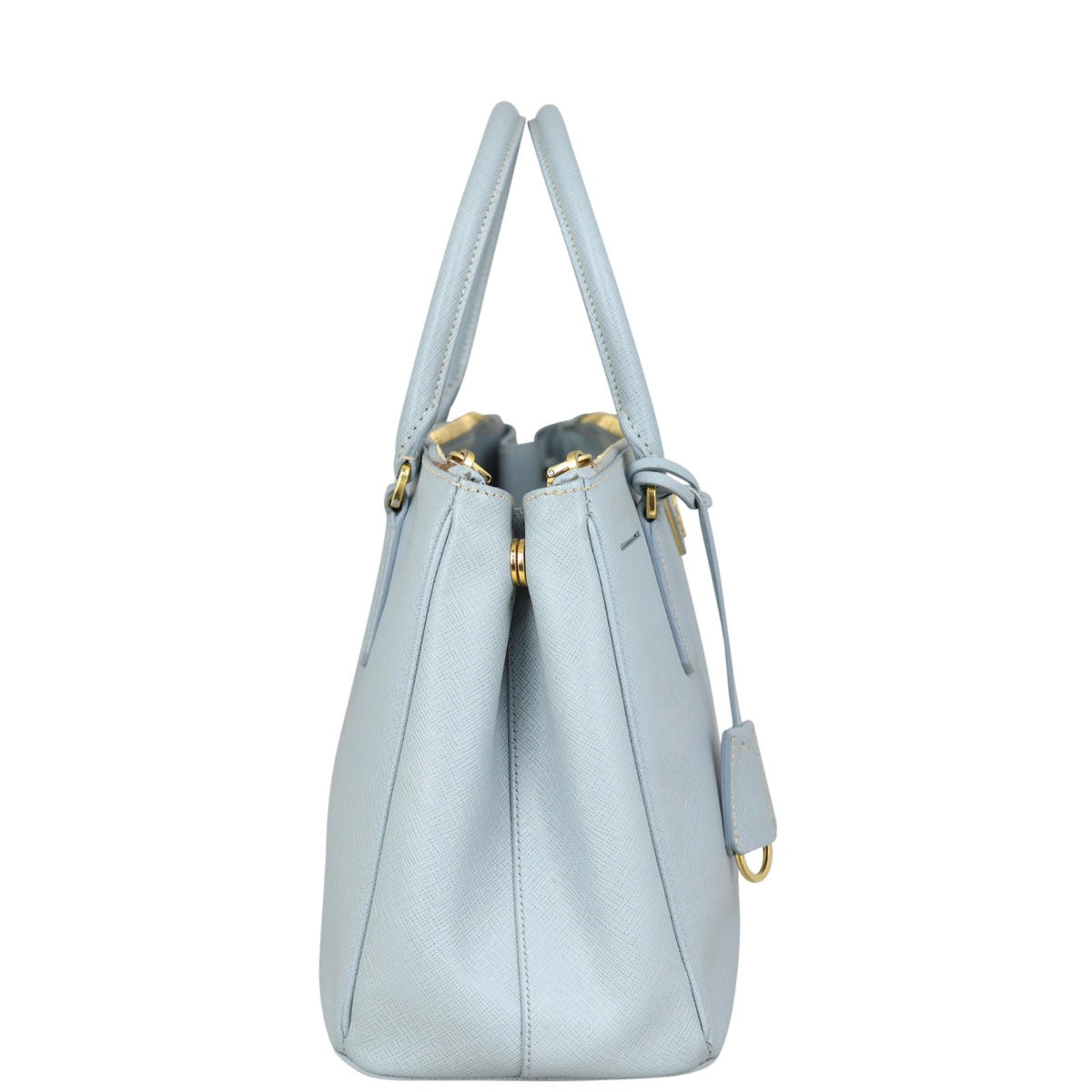 Prada Saffiano Lux Galleria Double Zip Tote Small