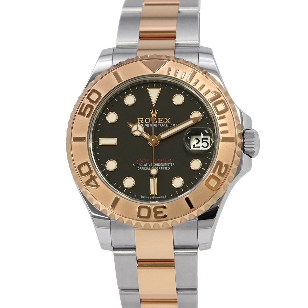 ROLEX Yacht-Master 37 W37mm Stainless Steel K18PG Black Dial268621