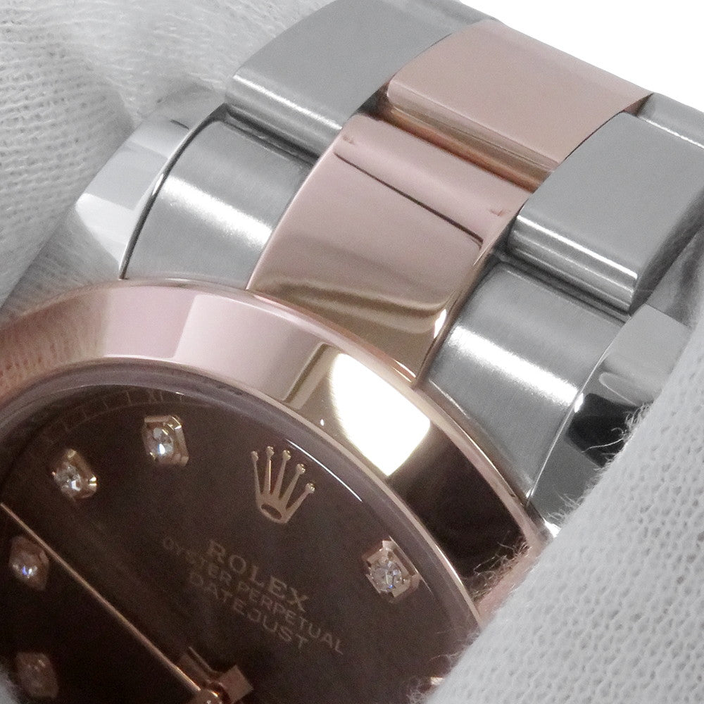 ROLEX Datejust W41mm Stainless Steel K18PG Chocolate Dial126301G