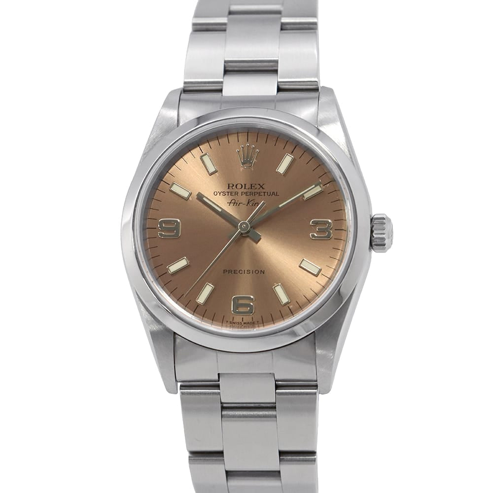 ROLEX Air-King W34mm Stainless Steel Pink Dial14000