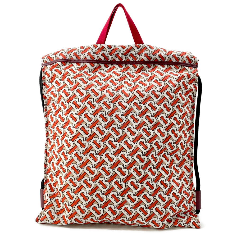 BURBERRY TBMonogram Backpack Beige/Orange/White Nylon