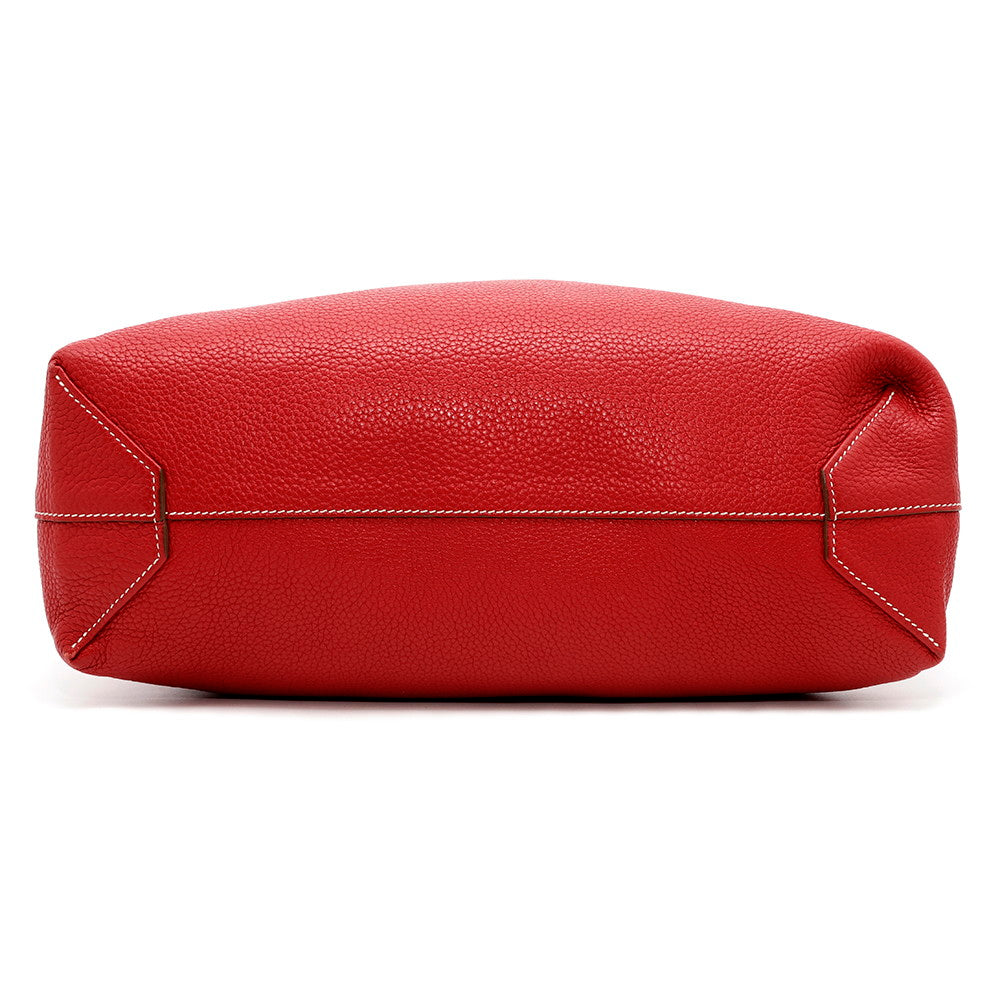 HERMES Double sense Rouge Casaque/Bougainvillier Taurillon Clemence Size 45
