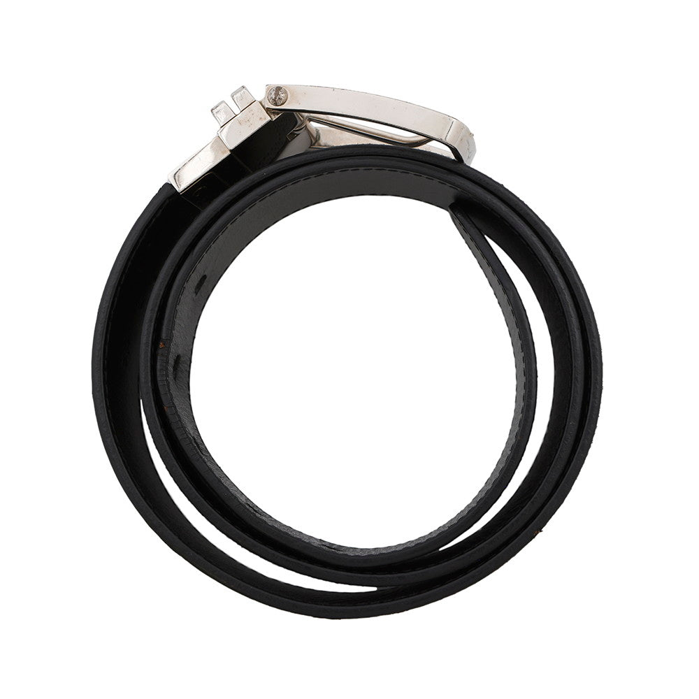 LOUIS VUITTON Beltã»Boston Size 90 NoirM9674 Damier Infini Leather
