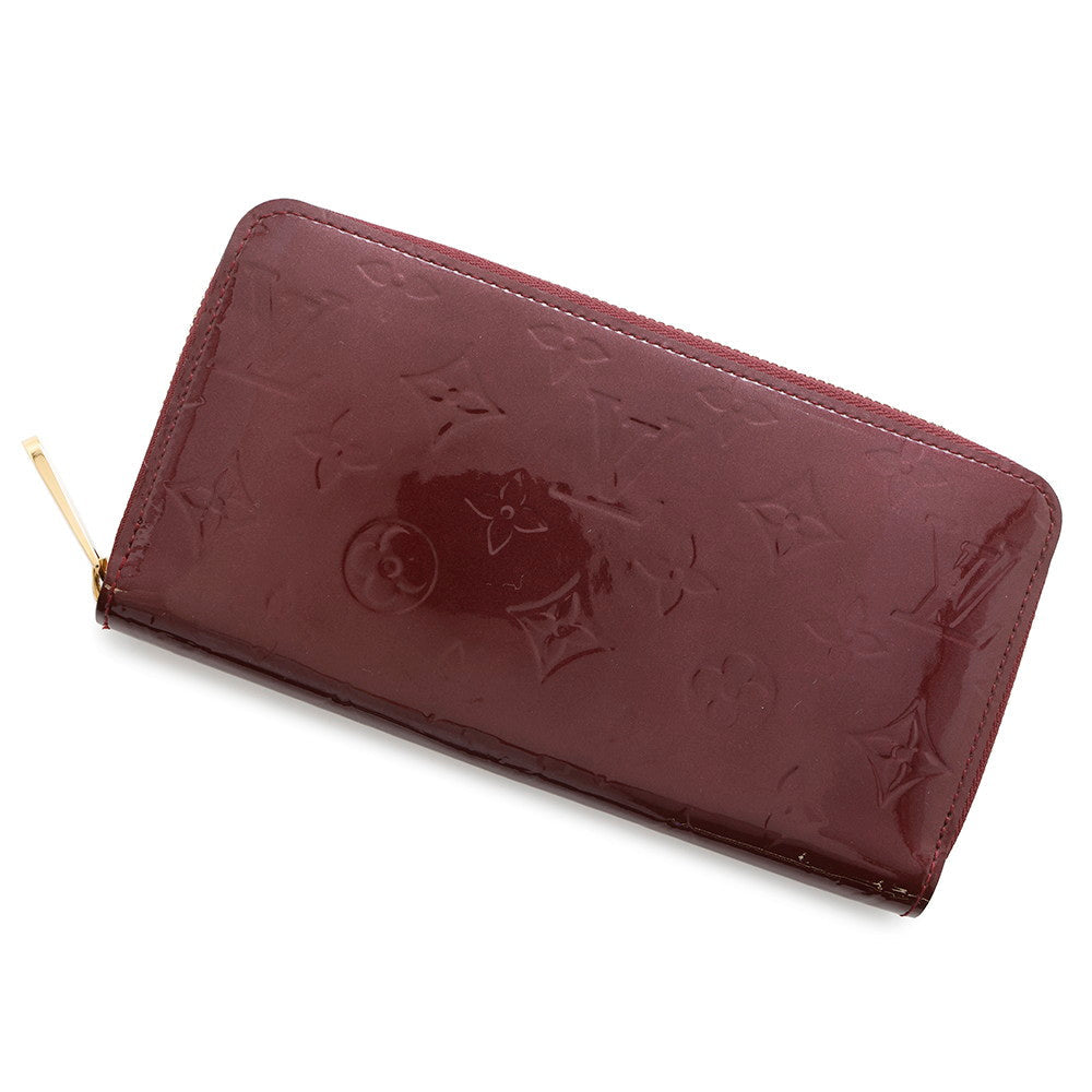 LOUIS VUITTON Zippy Wallet VioletteM93575 Monogram Vernis Leather
