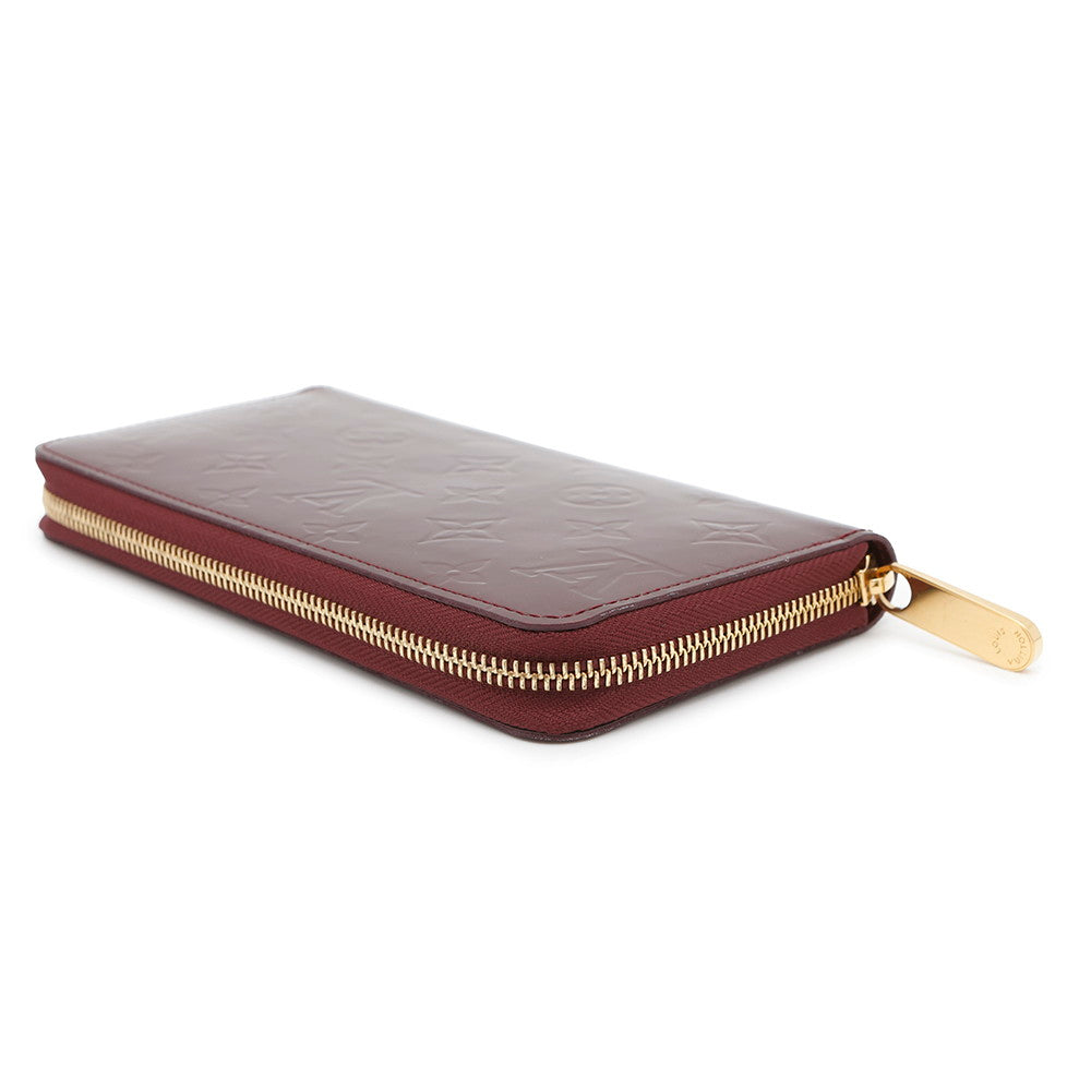 LOUIS VUITTON Zippy Wallet VioletteM93575 Monogram Vernis Leather