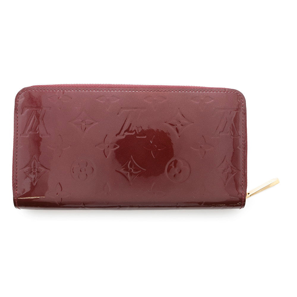 LOUIS VUITTON Zippy Wallet VioletteM93575 Monogram Vernis Leather