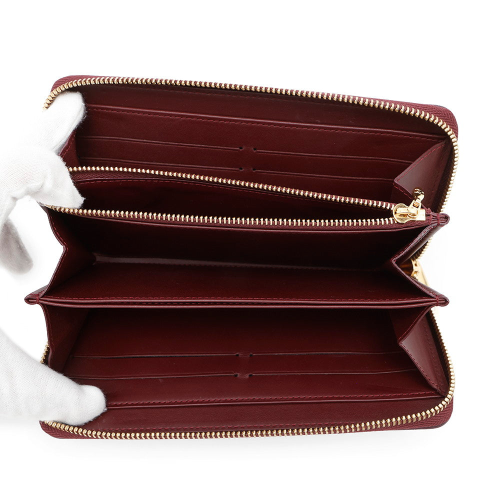 LOUIS VUITTON Zippy Wallet VioletteM93575 Monogram Vernis Leather