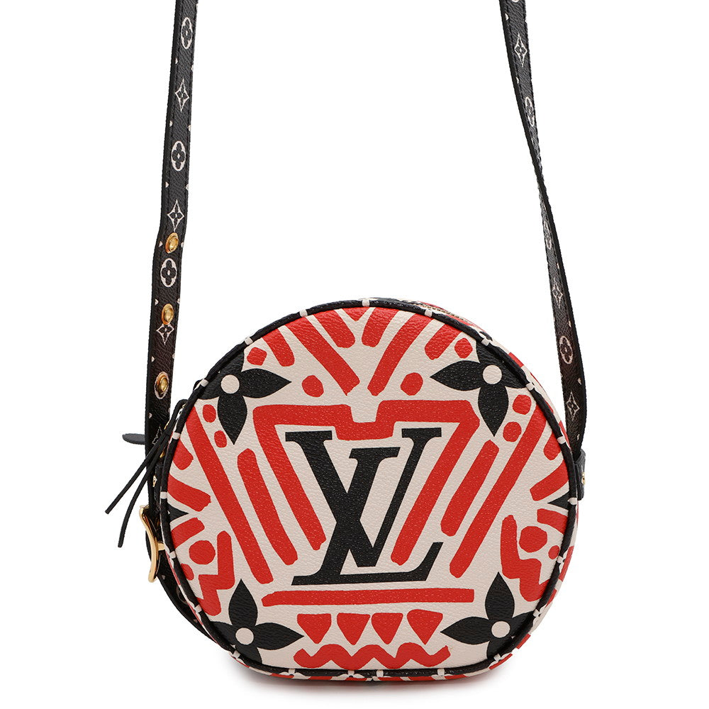 LOUIS VUITTON LV Crafty Boite Chapeau Soupour Claim RougeM45366 Monogram / Giant