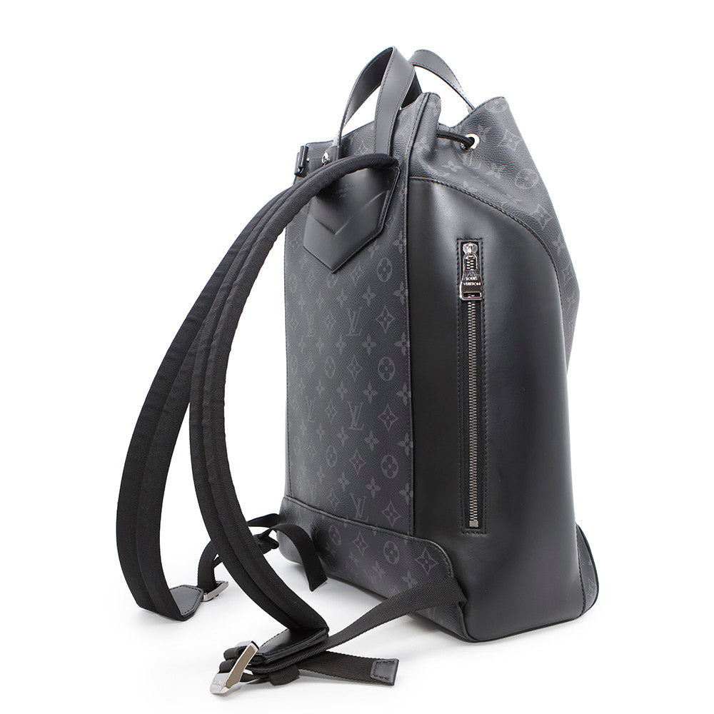 LOUIS VUITTON Backpackã»Explorer NoirM40527 Monogram Eclipse