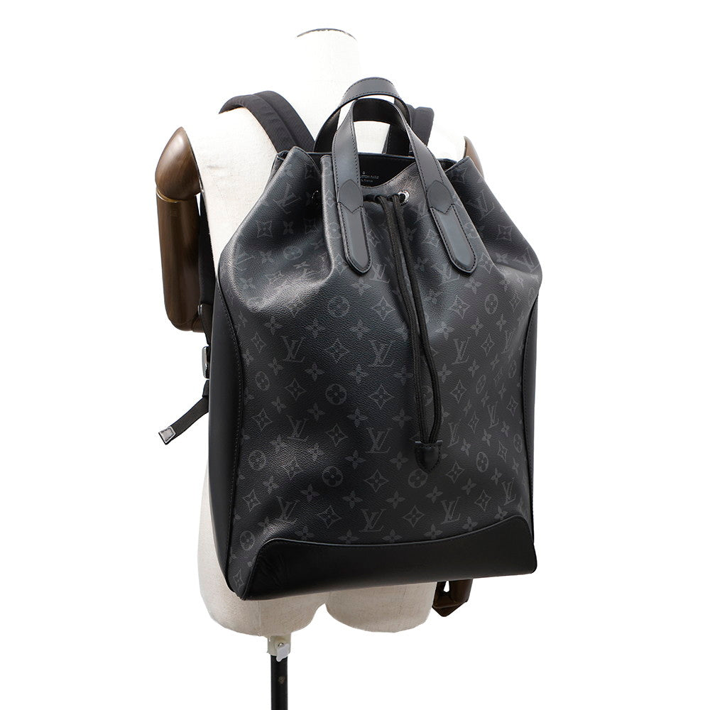 LOUIS VUITTON Backpackã»Explorer NoirM40527 Monogram Eclipse