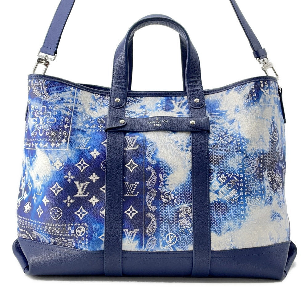 LOUIS VUITTON Trolley tote BlueM20553 Monogram ã»Bandana