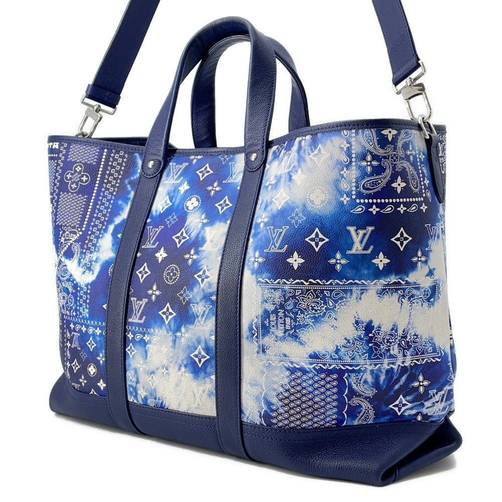 LOUIS VUITTON Trolley tote BlueM20553 Monogram ã»Bandana