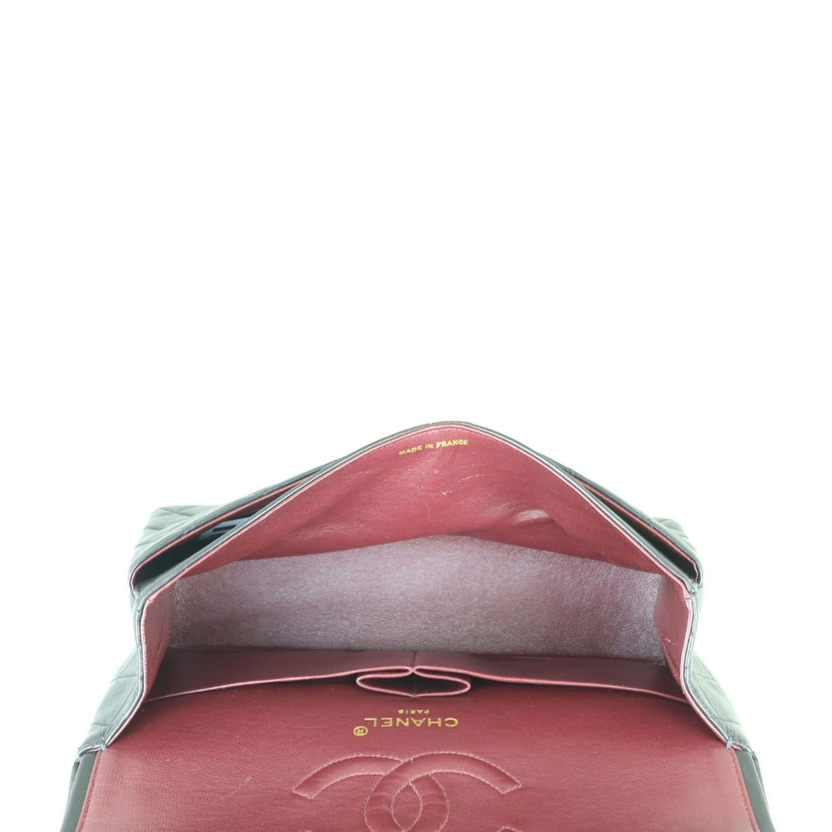 Chanel Two Tone CC Double Flap Medium