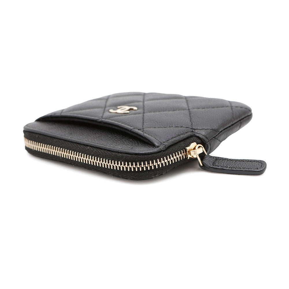 CHANEL Coin purse BlackAP2061 Caviar Leather