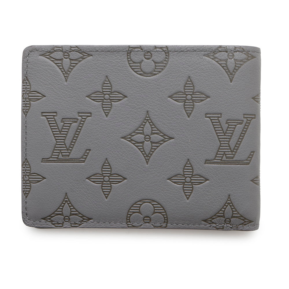 LOUIS VUITTON Portefeuille Multiple AnthraciteGrayM81383 Monogram Shadow