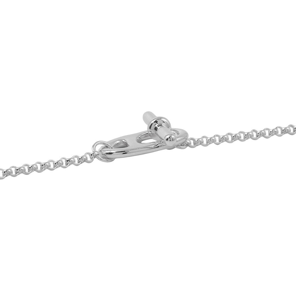 HERMES Chaine d'Ancre Punk Necklace Size 42 SV925