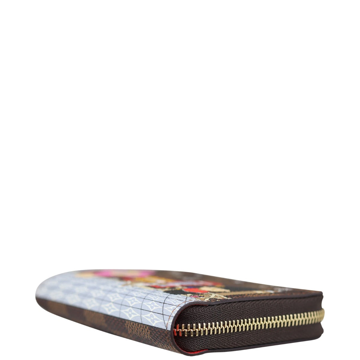 Louis Vuitton Zippy Coin Purse Damier Ebene Vivienne Christmas 2021 Print
