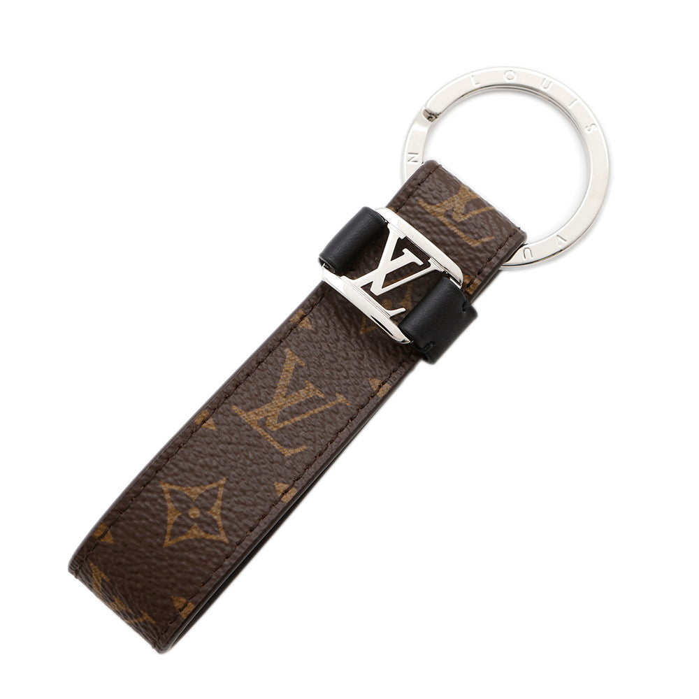 LOUIS VUITTON Keychainã»LVDragonne BrownM62709 Monogram Calf Leather