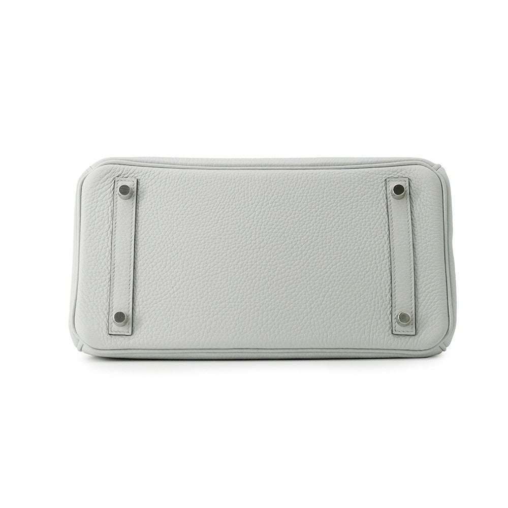 HERMES Birkin Blue Pale Taurillon Clemence Size 30