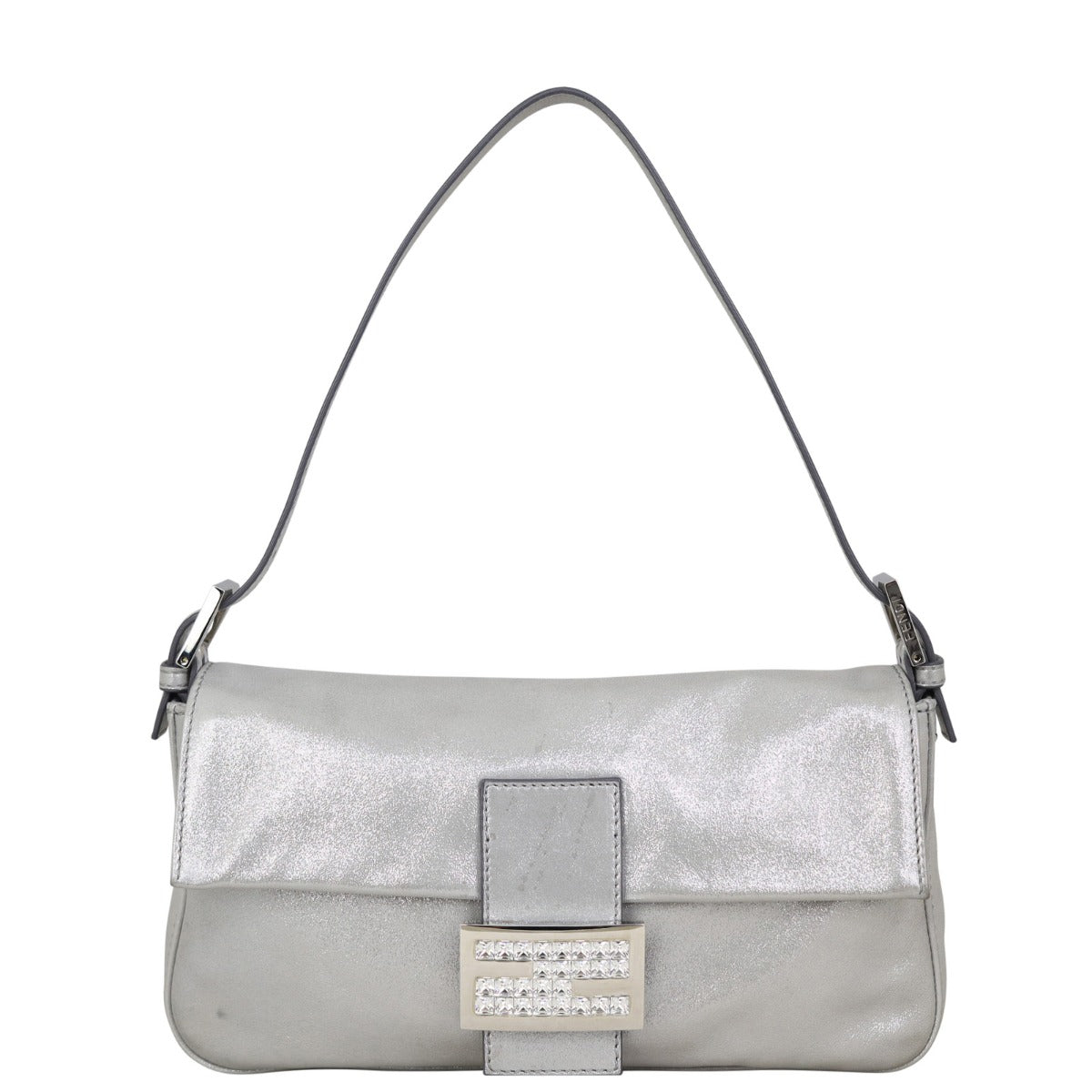 Fendi Baguette Bag Silver