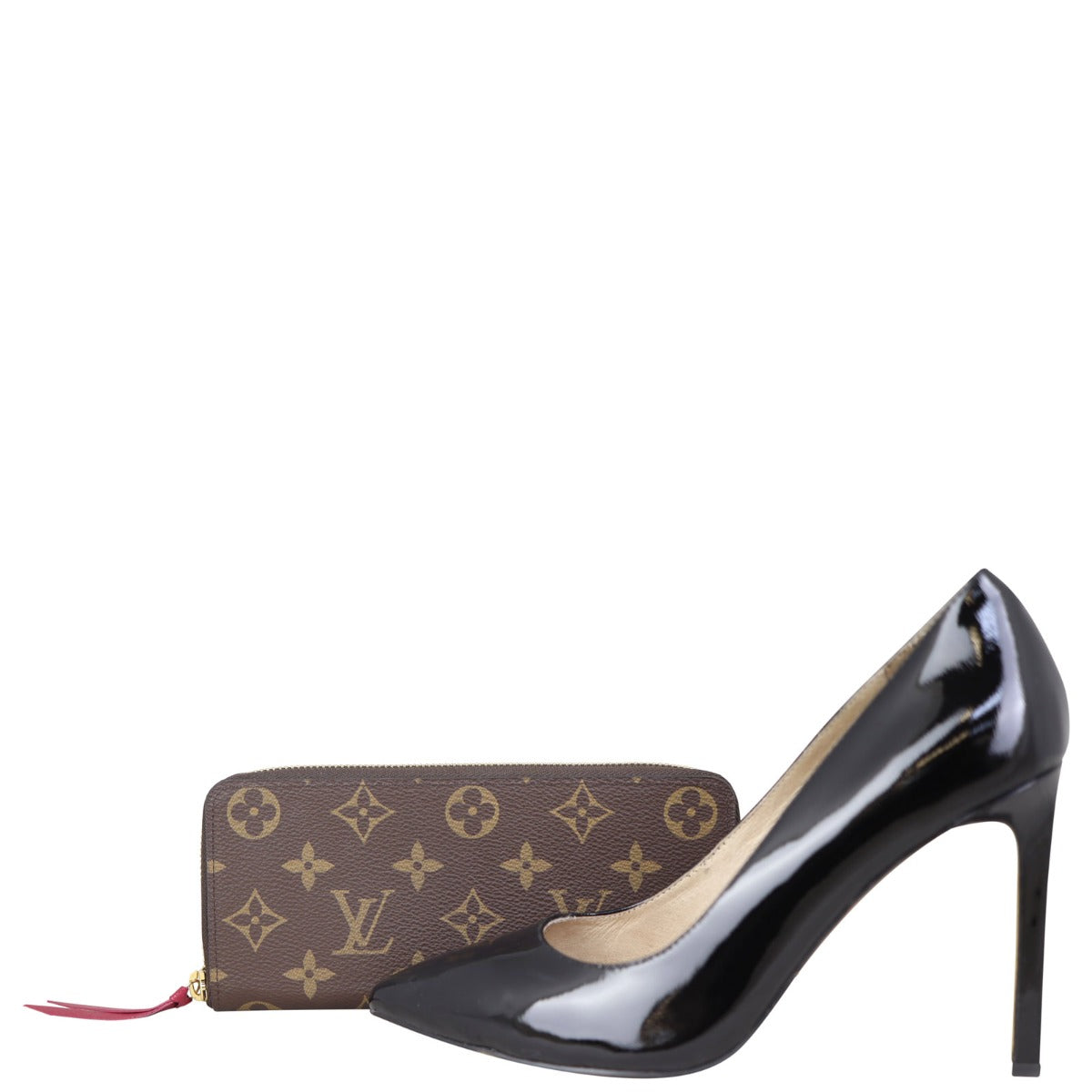 Louis Vuitton Clemence Wallet Monogram Fuchsia
