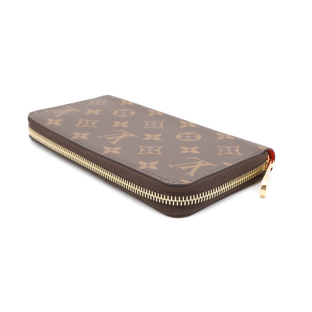 LOUIS VUITTON Zippy Wallet CoquelicotM41896 Monogram