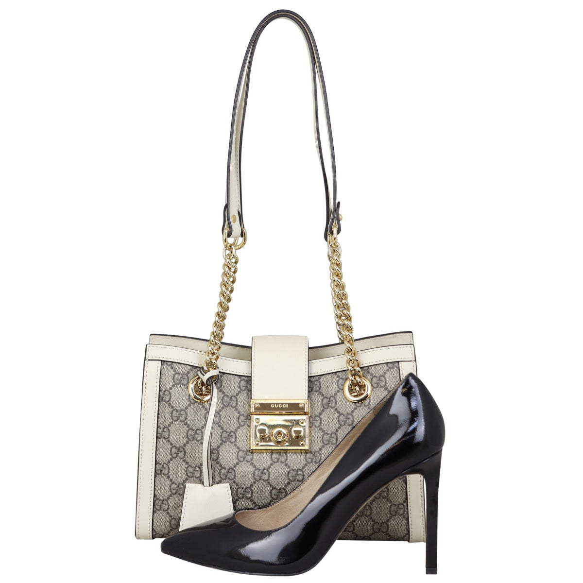 Gucci GG Supreme Small Padlock Tote