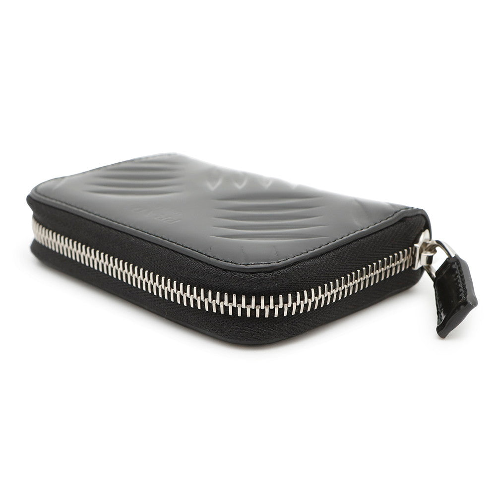 PRADA Zip Around Coin purse Black2MM003 Leather